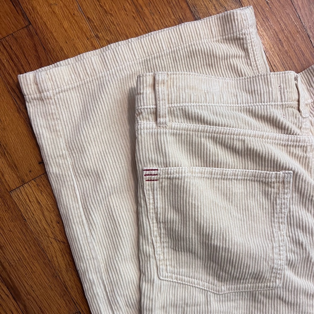 BDG Cream Wide Leg Pants